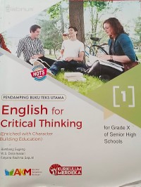 Image of Pendamping Buku Teks Utama English for Critical Thinking 1